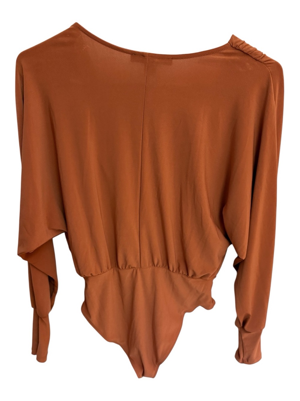 Forever 21 Rust Orange Wrap Bodysuit - Picture 3 of 8